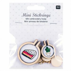 Rico Design Stickringe mini rund 2 Stück