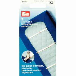 Prym Betttuchspanner weiß 18mm 3 Stück