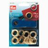 Prym Ösen mit Scheiben gold 14mm 10 Stück