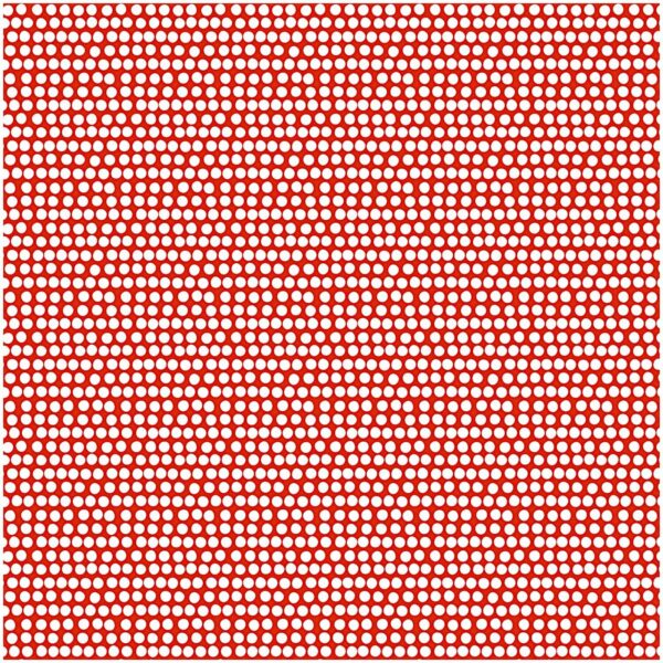Rico Design Stoff Punktelinie rot-weiß 50x140cm