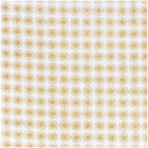 Rico Design Stoff Rosette gold 140cm