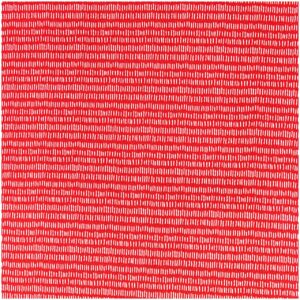 Rico Design Stoff Jersey rot Striche weiß 145cm