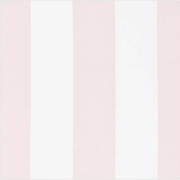 Rico Design Druckstoff Canvas Streifen weiß-rosa 140cm