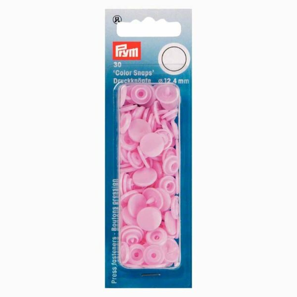 Prym Color Snaps Druckknöpfe rosa 12