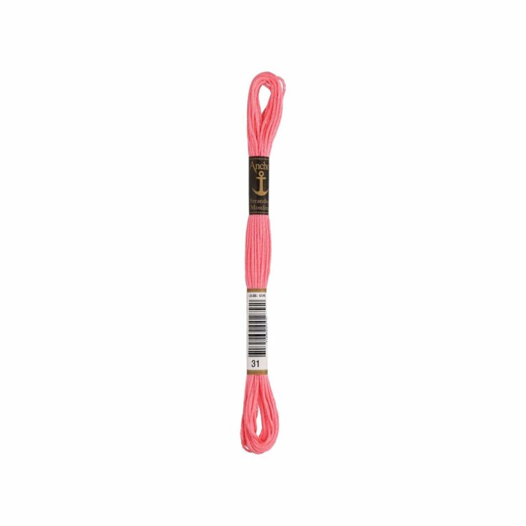 Anchor Sticktwist Filo Da Ricamo 100% Cotone – Colore Grigio, Lunghezza 8 Metri