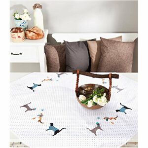 Rico Design Stickpackung Decke Katzen 95x95cm