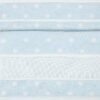 Rico Design Duschtuch mit weißen Punkten 70x140cm blau-weiß