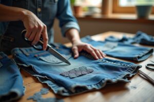 Alte Jeans verwerten und nähen: Kreative Ideen