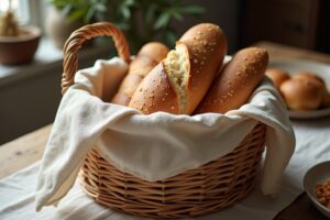 Brotkörbe aus Stoff für deinen Tisch