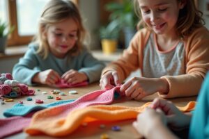 Loop nähen für Kinder - Anleitung und Ideen