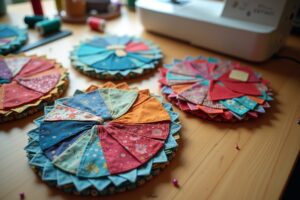 Kreative Patchwork Untersetzer nähen